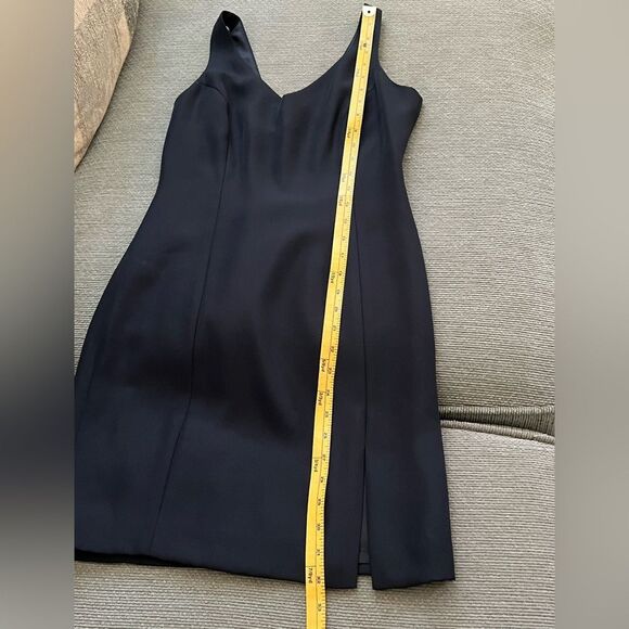 Hugo Buscati Little Black V-Neck Cocktail‎ Dress – Size 2P - Picture 8 of 11